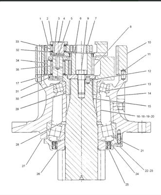 333-3015 369-9604 199-4602 escavatore Swing Gearbox Fit E318DL E315DL E318D2 L gatto di E315C